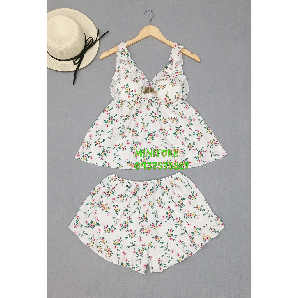 [60KG - 90KG] ĐỒ BIGSIZE KATE LỤA HOA CÓ MÚT ÊM THÁO RỜI, ĐỒ SIZE LỚN VẢI MỀM MÁT KHÔNG NHĂN | BigBuy360 - bigbuy360.vn