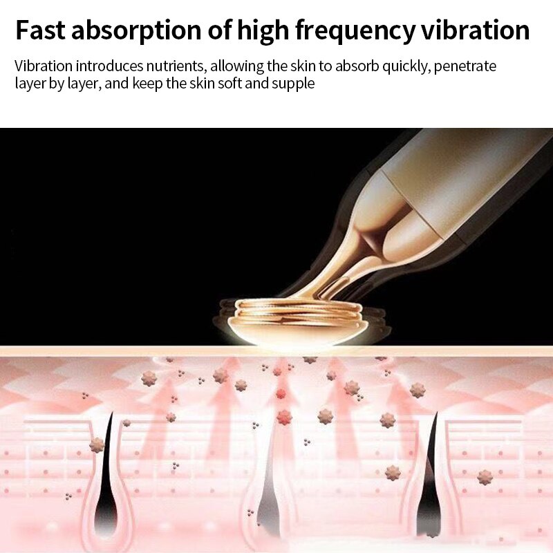 Cây Lăn Mát Xa Mặt Chạy Điện Chế Độ Rung Giúp Da Săn Chắc Nâng Cơ Mặt Và Chống Nếp Nhăn