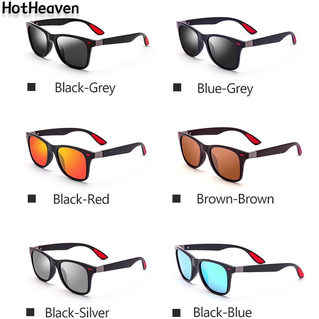 Kính Chống Tia UV Phân Cực Mặt Oval Bảo Vệ Mắt Thời Trang Unisex Với 6 Kiểu Dáng Khác Nhau UV400