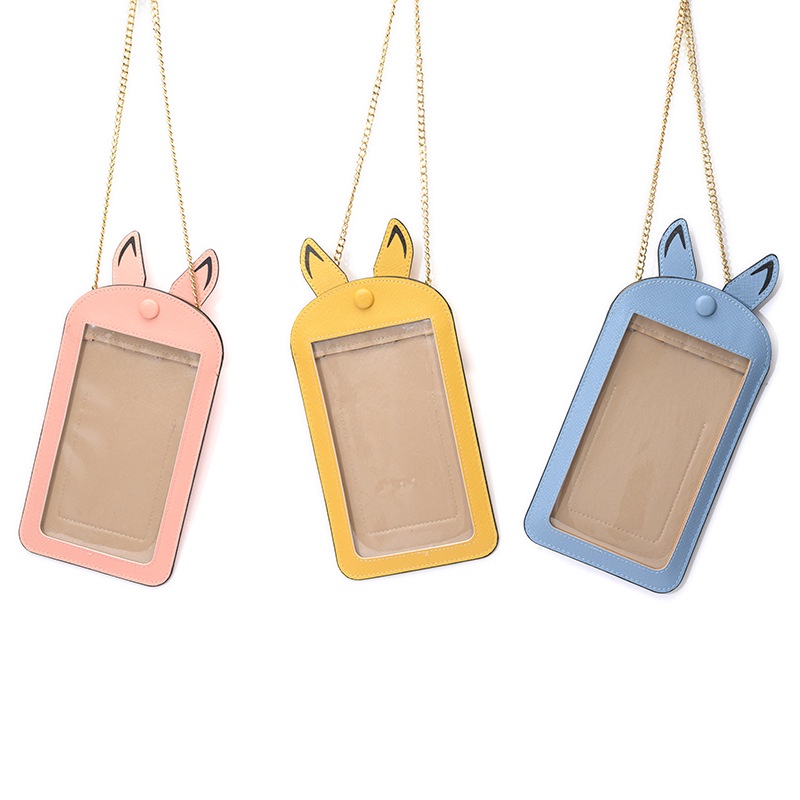 Ielgy Mới Túi Đeo Chéo mini Trong Suốt Đựng Điện Thoại Cảm Ứng Phong Cách Hàn Quốc