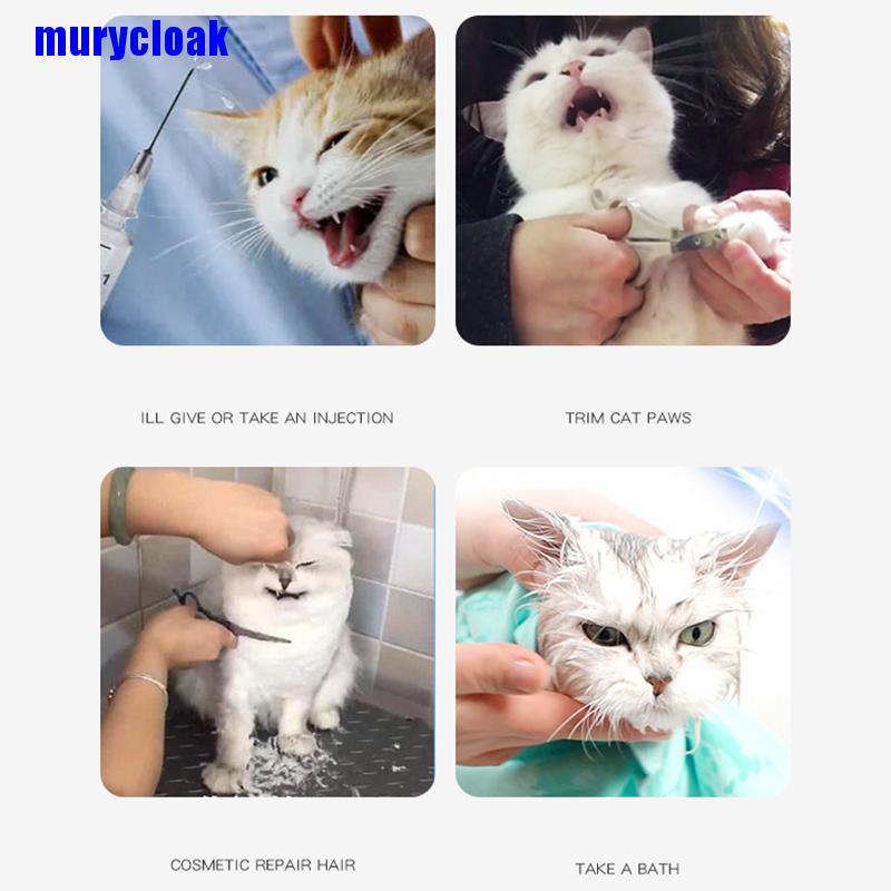 Mũ trùm đầu mèo rọ mõm chống cắn thoáng khí bảo vệ