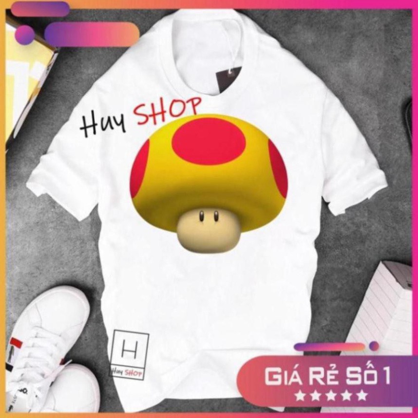 Áo thun Mario Cute dễ thương - Áo thun Hàn Quốc Unisex - Áo thun tay lỡ - Áo thun cặp đôi - Áo thun Hàn Quốc 672