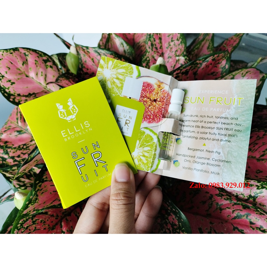Mẫu thử Vial nước hoa Nữ Ellis Brooklyn Sun Fruit