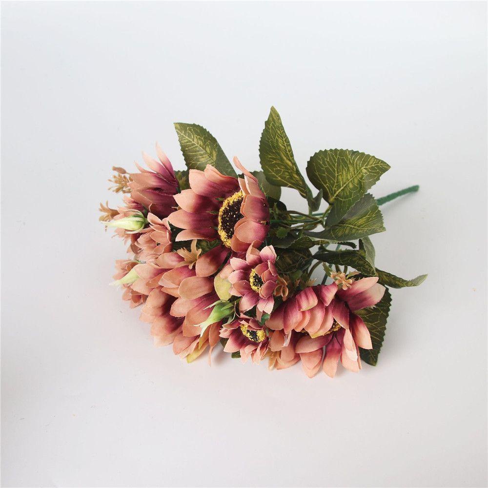 KUNHEV Hoa Mẫu Đơn Nhân Tạo 7 Nhánh Dùng Trang Trí Tiệc Cưới