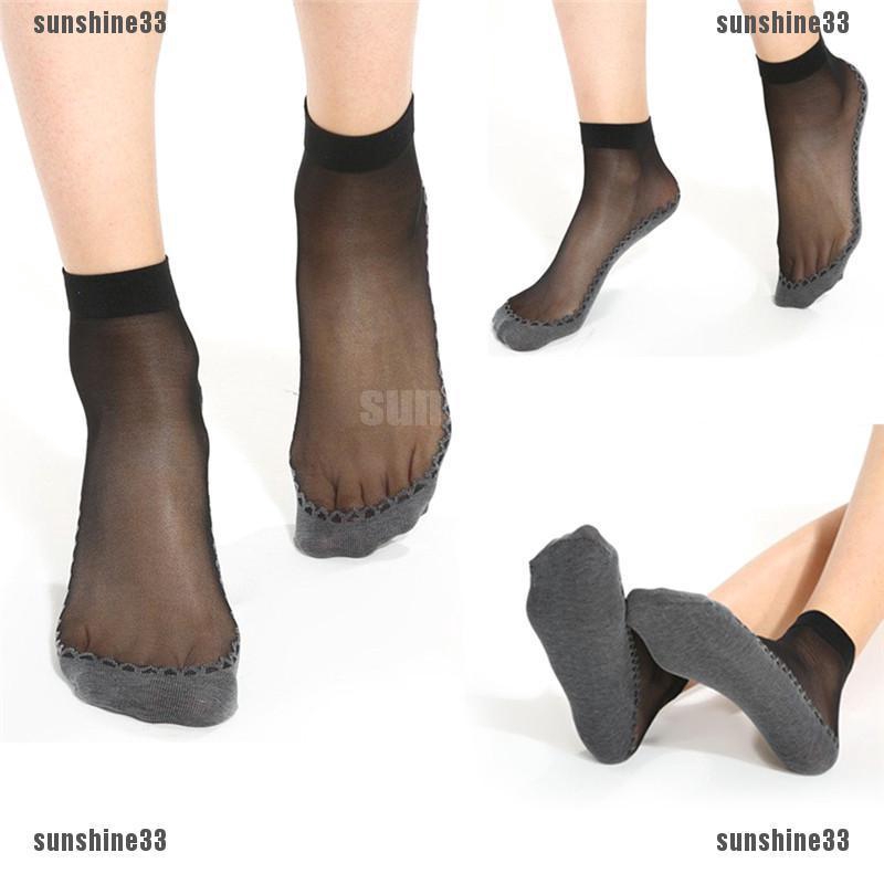 Set 5 đôi tất nữ mềm mại, chống trượt