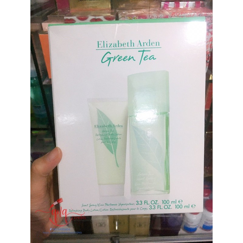 Set Elizabeth Arden Green Tea gồm nước hoa (100ml) và sữa dưỡng thể (100ml) - Spain | Thế Giới Skin Care