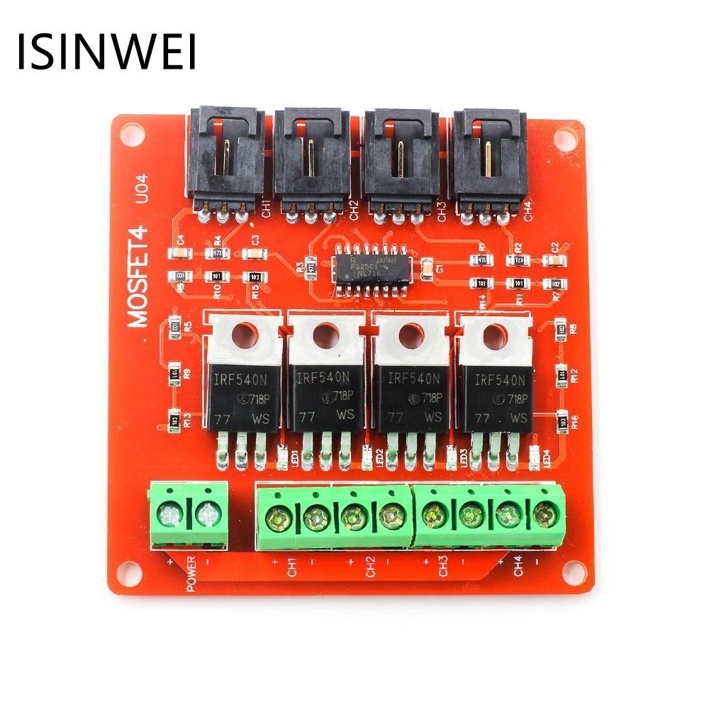 Mô Đun Rơ Le 4 Kênh Irf540 V4.0 + Mosfet