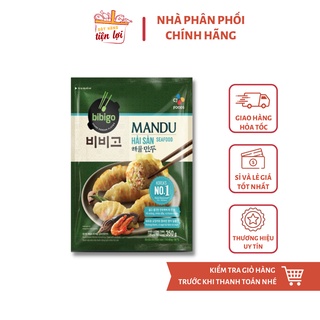 Bánh xếp mandu hải sản bibigo cj hàn quốc 350g