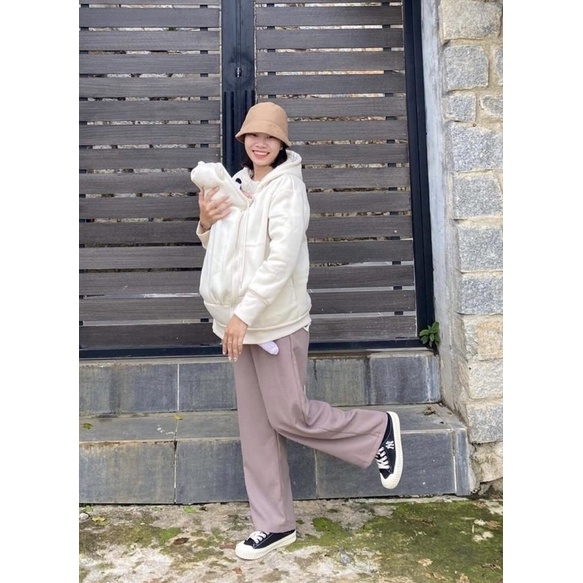 Áo chuột túi cho mẹ và bé siêu đáng yêu - mùa đông sẽ rất ấm áp cho 2 mẹ con chúng mình❤️
