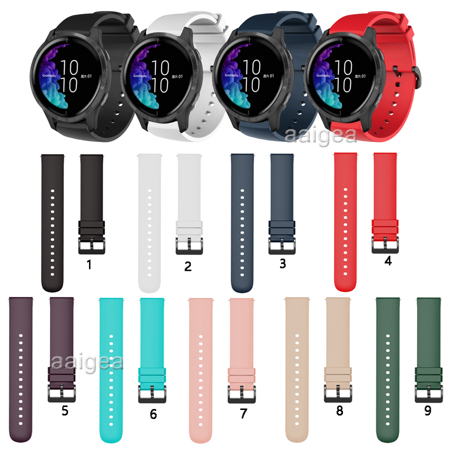 Dây Đeo Silicon Cho Đồng Hồ Thông Minh Garmin Venu Sq / Vivoactive 3 / Forerunner 645 245 Music