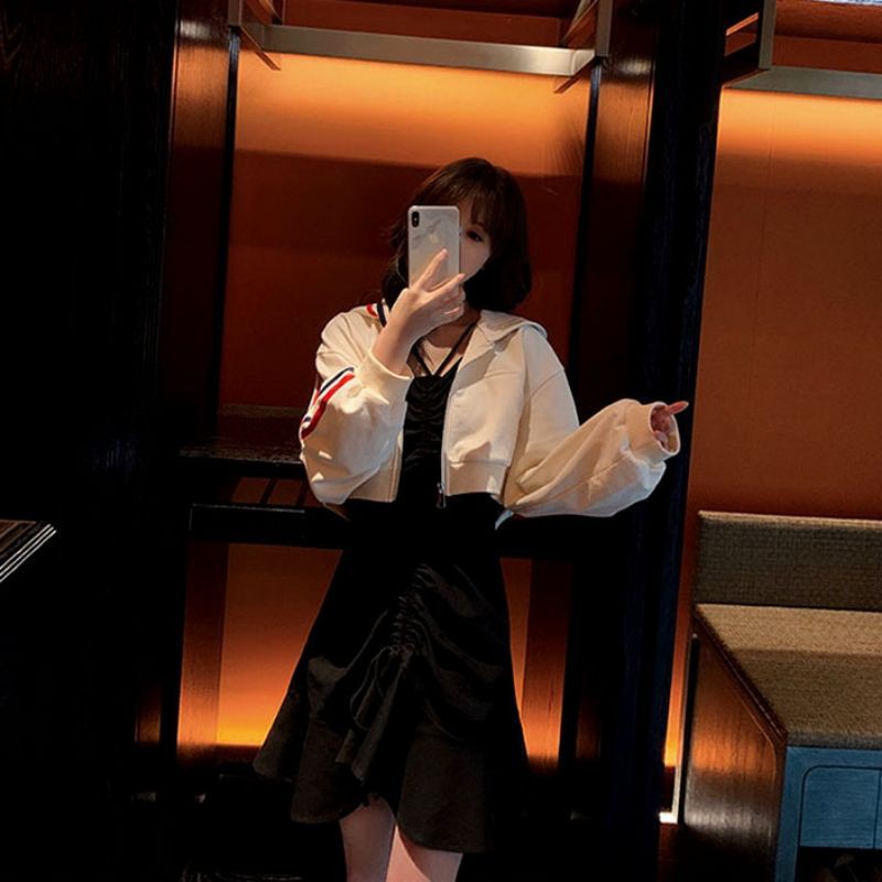 (order) ÁO KHOÁC DÁNG CROP TOP HÀNG QUẢNG CHÂU KÈM HÌNH THẬT | BigBuy360 - bigbuy360.vn