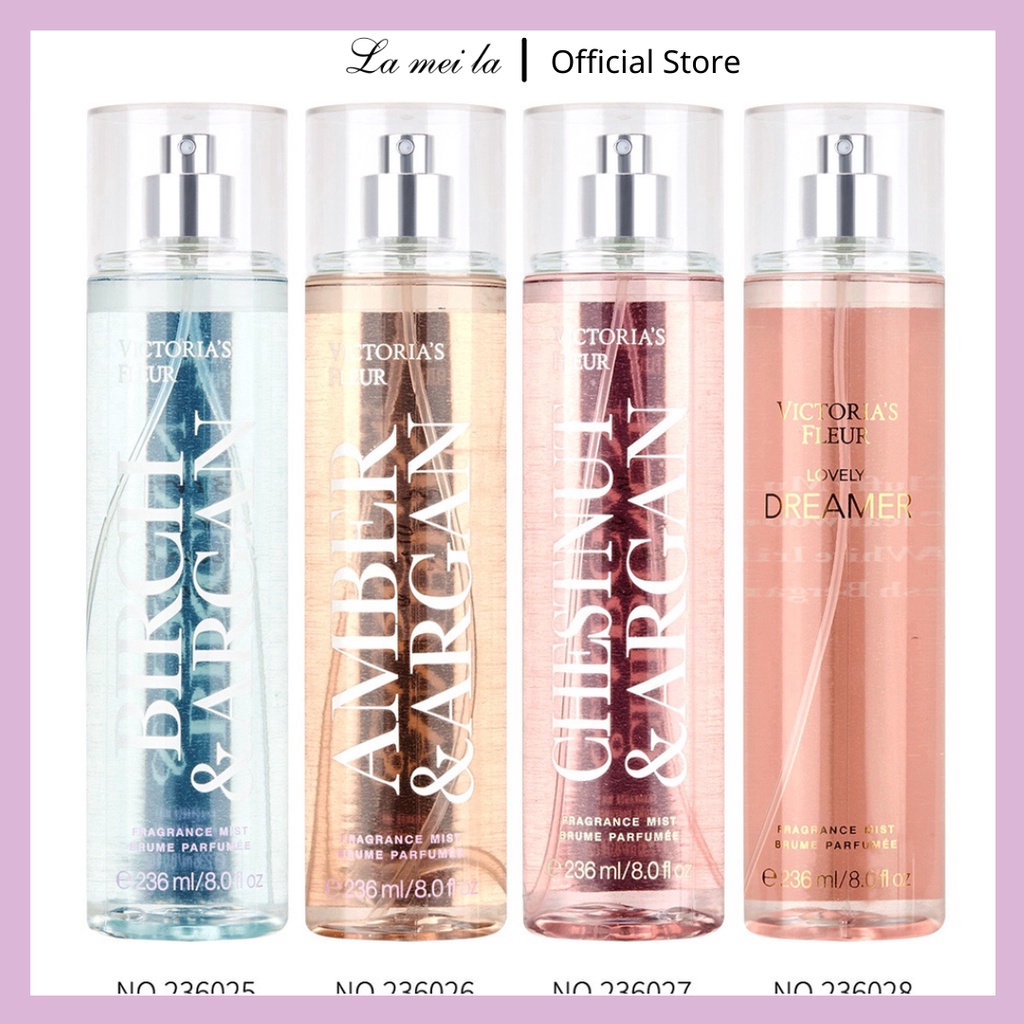 Nước hoa toàn thân, xịt thơm body mist VICTORIA 236ml
