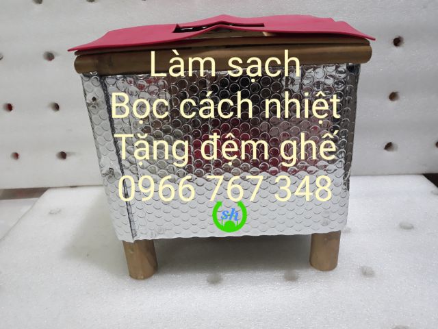 Ghế xông vùng kín bọc cách nhiệt