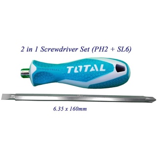 Bộ tua vít 2 đầu total tht250206