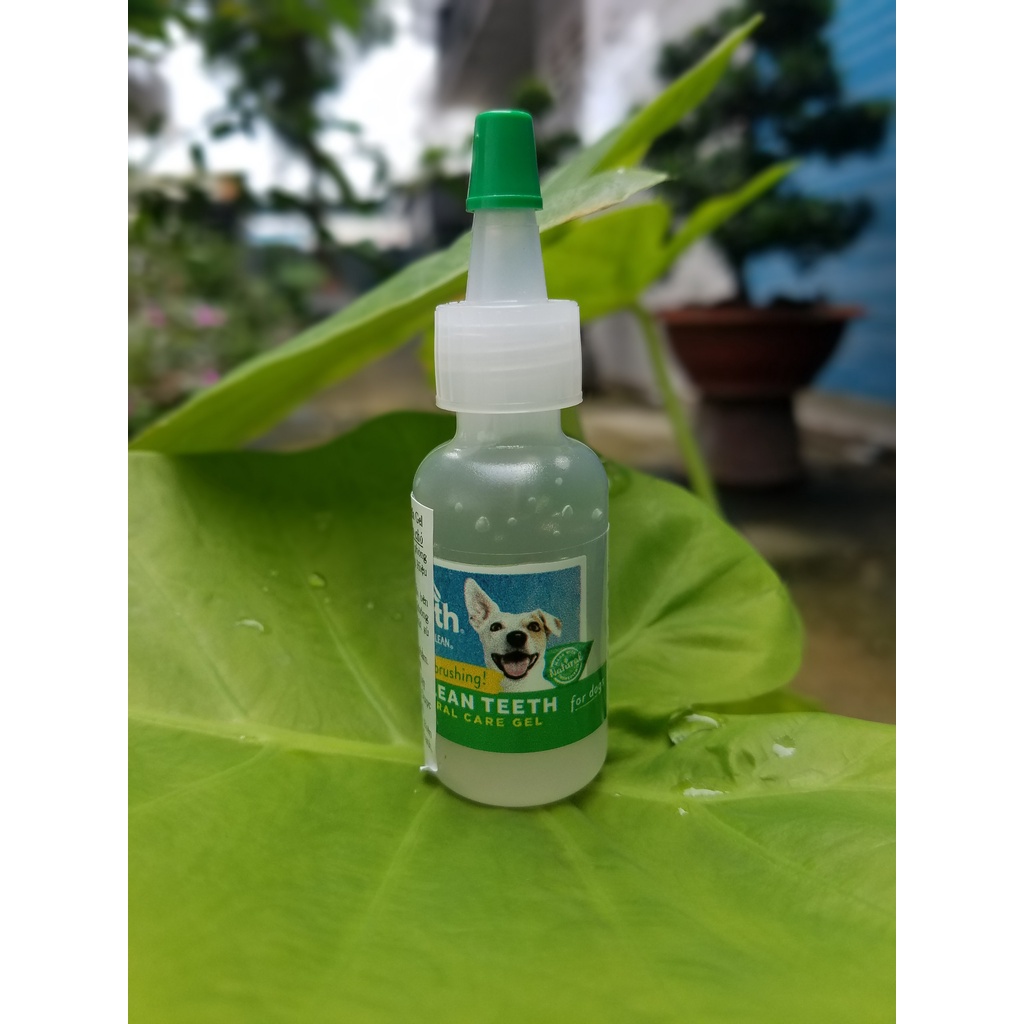 Combo 2 gel vệ sinh răng miệng cho chó làm sạch mảng bám và thơm miệng Tropiclean - 15ml xuất xứ Mỹ