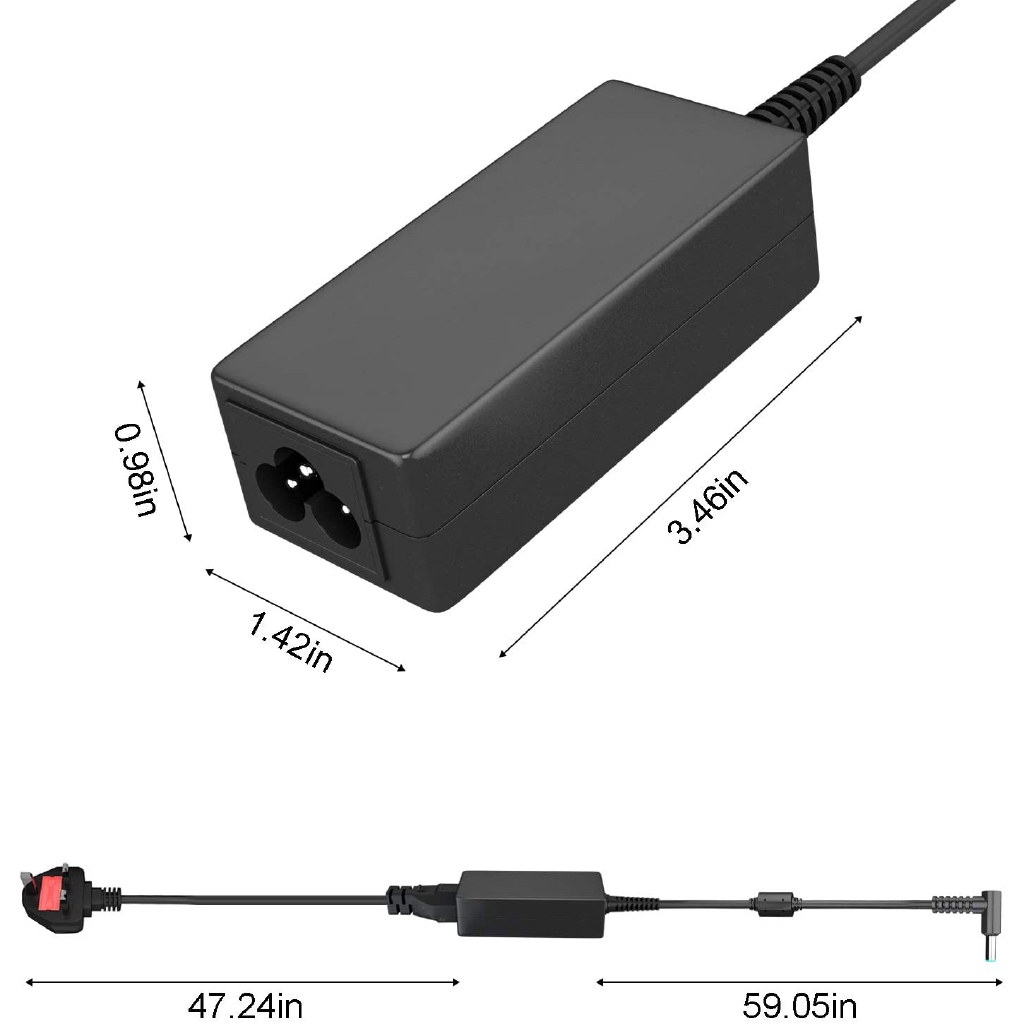 Cục Sạc Laptop Hp 45w 19.5v 2.31a Thay Thế Cho Hp 45w Elitebook Folio Ultrabook / Pavilion Touchsmart And More (4.5mm X 3mm)