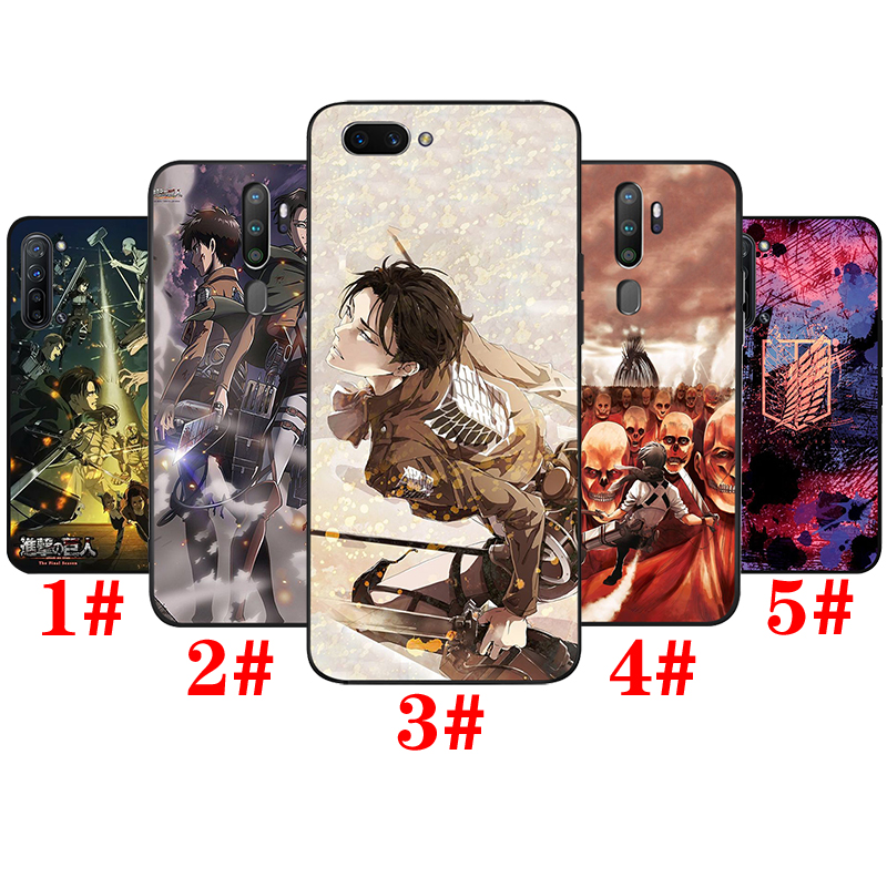 Ốp Lưng Silicone Mềm In Hình Attack On Titan Cho Oppo Reno Z 2 2f 2z 10x Ace 3 4 Pro 5 4g