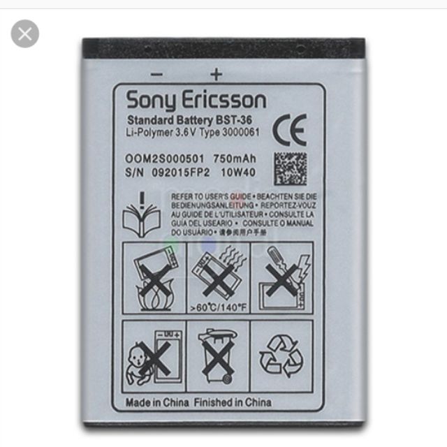Pin thay cho sony BST 36