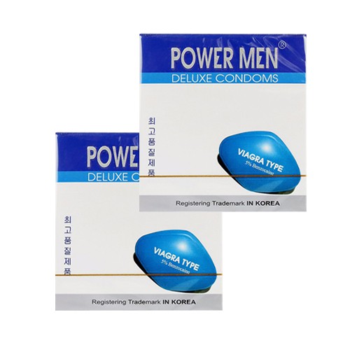 Bao cao su Powermen viagra Type 5% kéo dài thời gian yêu hộp 3 chiếc siêu mỏng