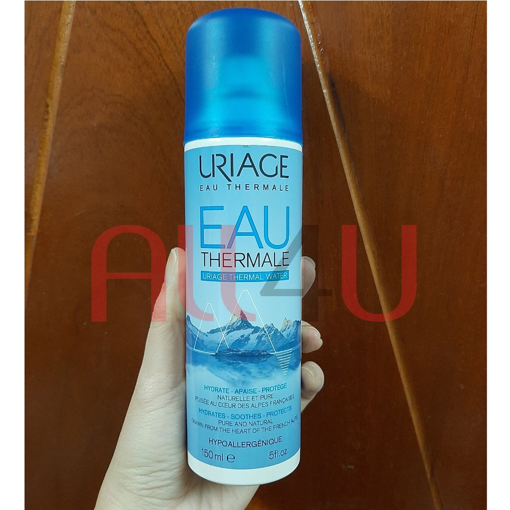 URIAGE Thermal Water 150mL & 300mL - Xịt Khoáng Dưỡng Ẩm Cân Bằng Da.