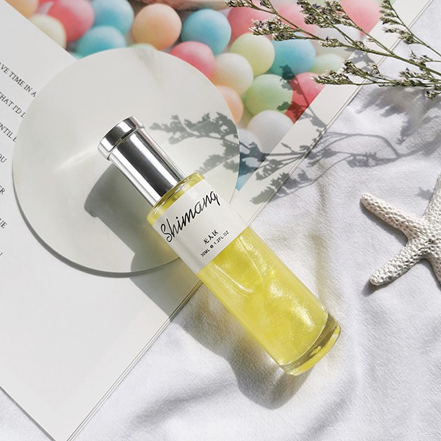 Nước hoa nữ chính hãng Shimang ánh nhũ chai tròn siêu Hot 30ml, Nước hoa nhũ Shimang hàng nội địa Trung ánh nhũ 30ml