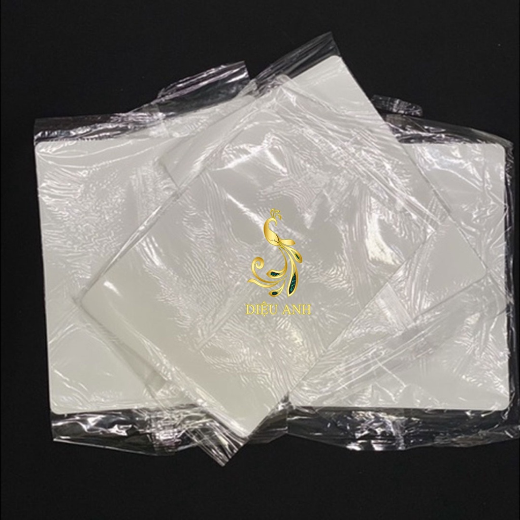 Da giả tập phun xăm, da giả trắng trơn không bột