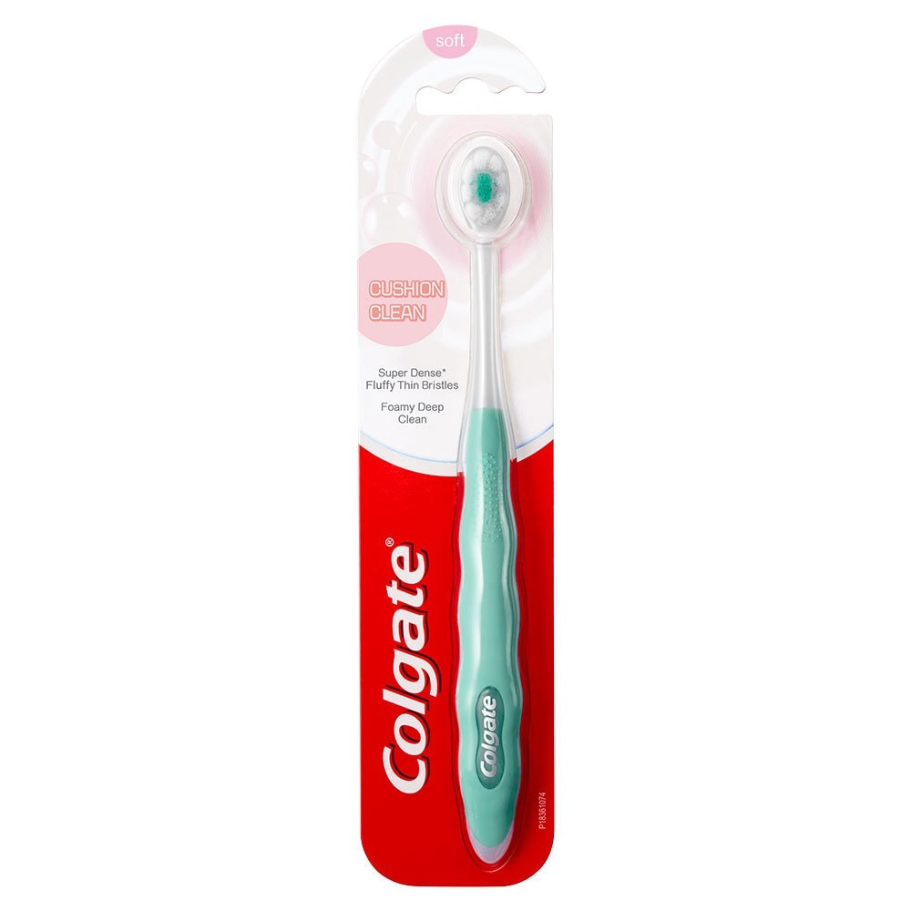 Bàn Chải Đánh Răng Colgate Cushion Clean Công Nghệ Tạo Bọt Kem Siêu Mịn