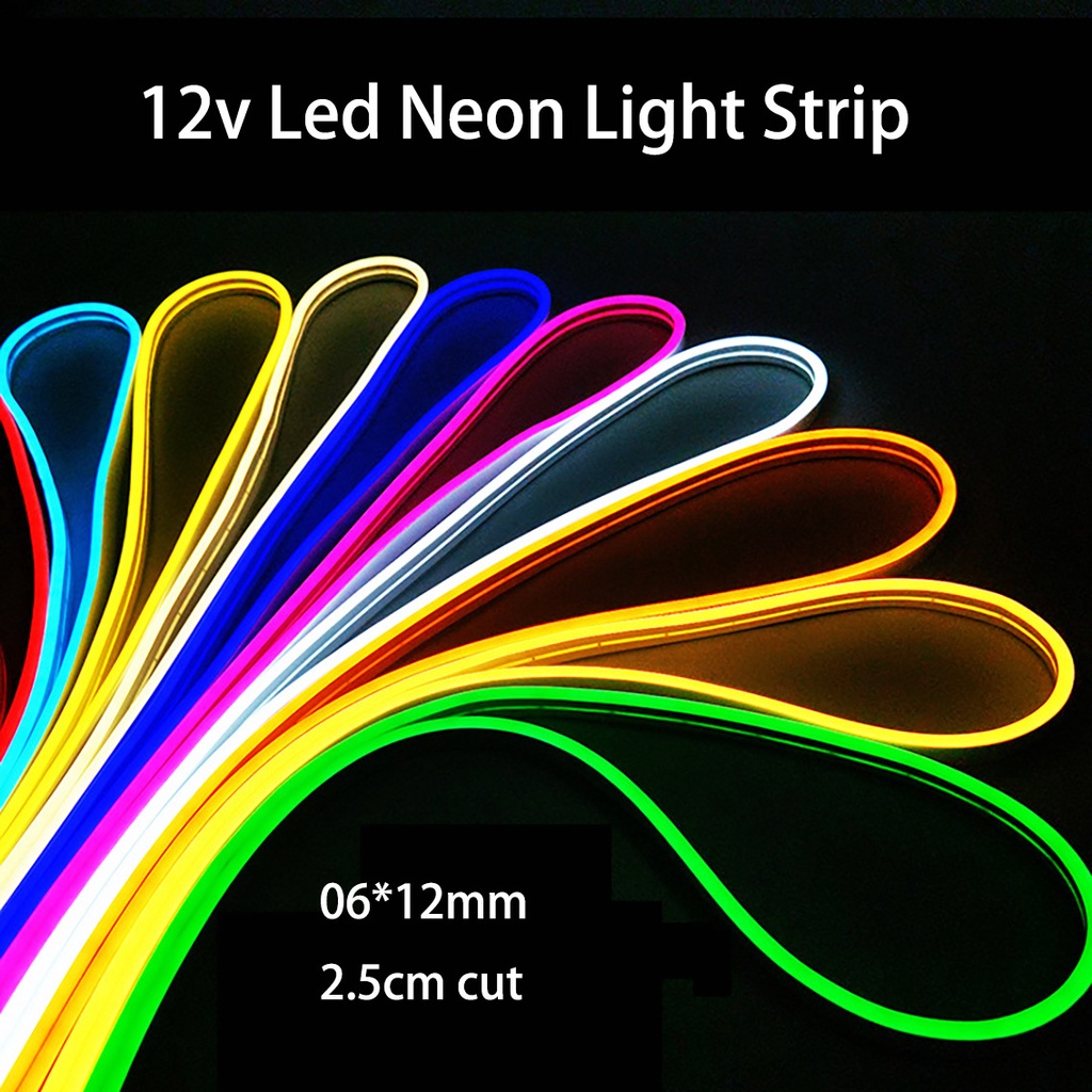 Led cuộn Neon 5M 12V trang trí uốn dẻo tạo hình chữ logo Led neon giá sỉ