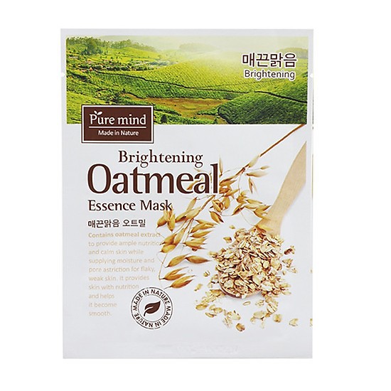 Mặt nạ Pure Mind Brightening Oatmeal Yến Mạch trắng sáng da (23ml)