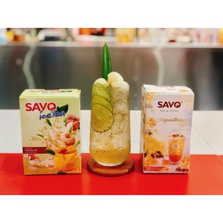 SAVO TRÀ HÒA TAN - VỊ VẢI (Hộp 16 gói - Túi 800g)