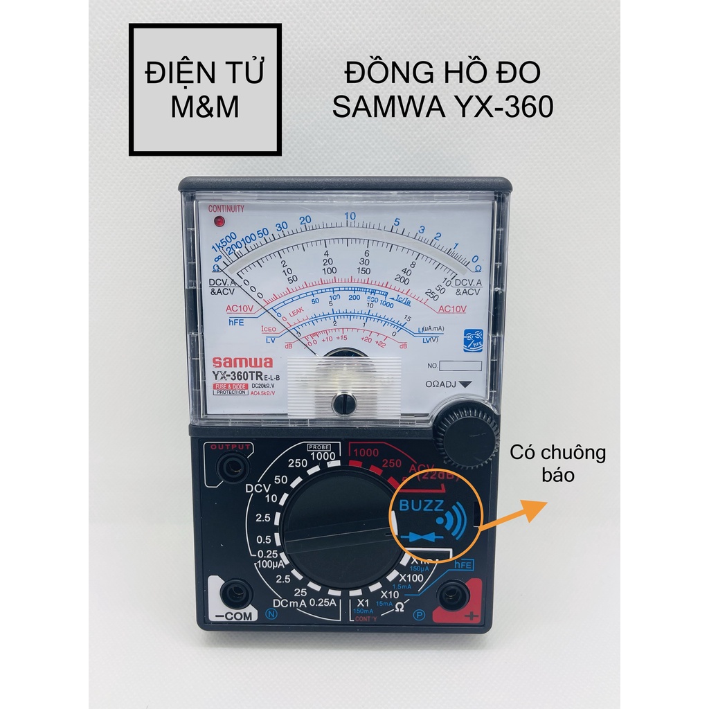 ĐỒNG HỒ ĐO VẠN NĂNG SAMWAI YX-360