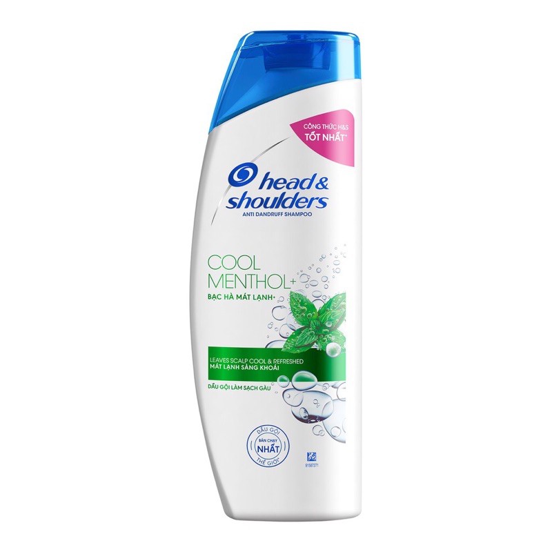 DẦU GỘI HEAD &amp; SHOULDERS BẠC HÀ 350ml