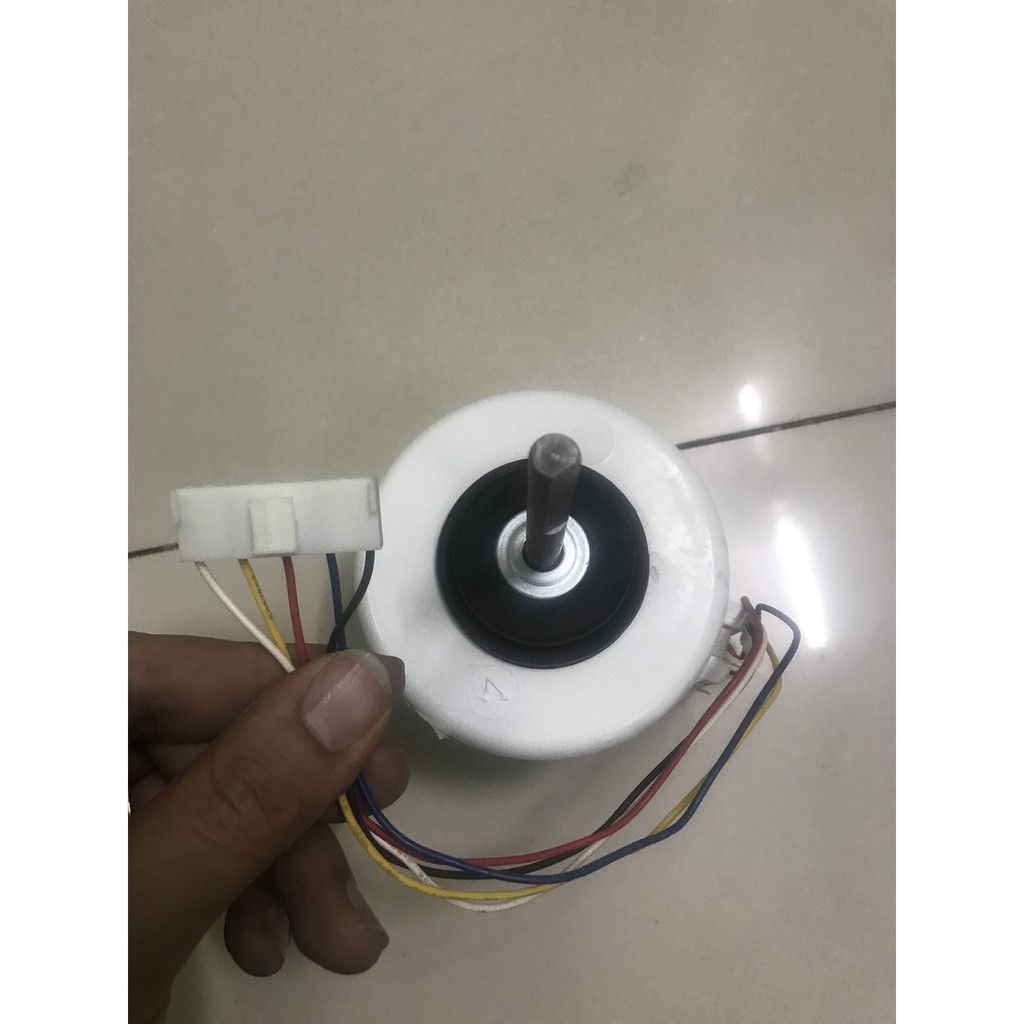 Motor quạt mặt lạnh điều hòa, trục dài, 20w, 5 dây / mô tơ quạt đầu lạnh máy lạnh