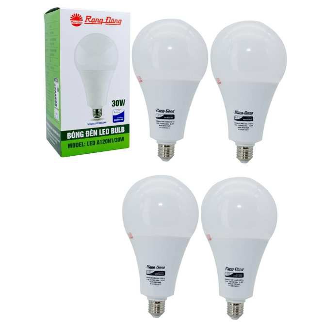 Bóng đèn LED BULB tròn Rạng Đông công suất 15W, 20W, 30W