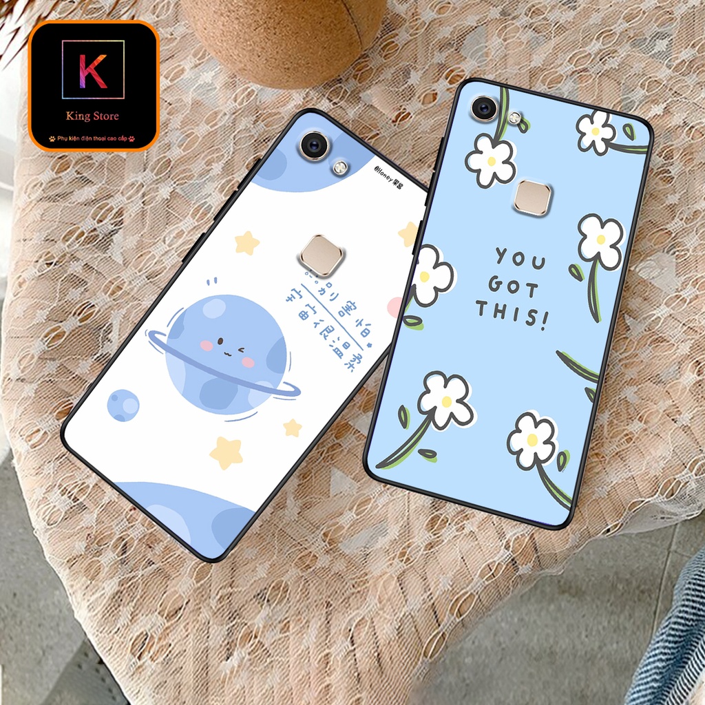 Ốp lưng Vivo V7 - Vivo V7 Plus - Vivo V5 - Vivo 5 Plus - Ốp in hình BlueSky - lưng nhám viền TPU cao cấp