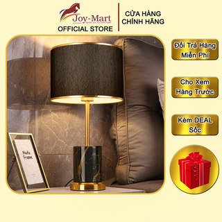 Đèn ngủ để bàn phong cách châu âu sang trọng joymart mb9228 đen đèn bàn trang trí khách sạn, phòng khách hiện đại