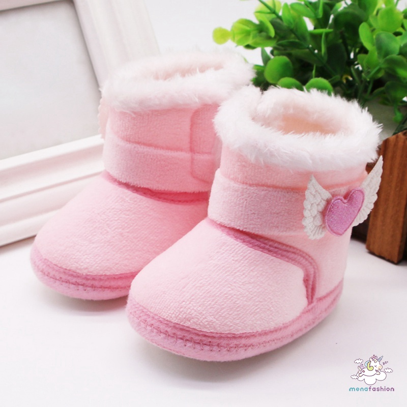 Giày Bốt Cotton Cổ Cao Chống Trượt Dễ Thương Cho Bé