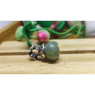 charm hoa đính sen bạc 925