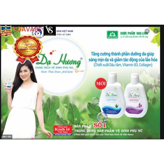 Dung dịch vệ sinh Dạ Hương 100ml (Lavander/ Lô Hội/ Trà Xanh/ Teen)