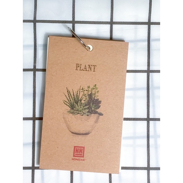 Sổ Flashcard học từ vựng 200trang Green Plant Hồng Hà 4156