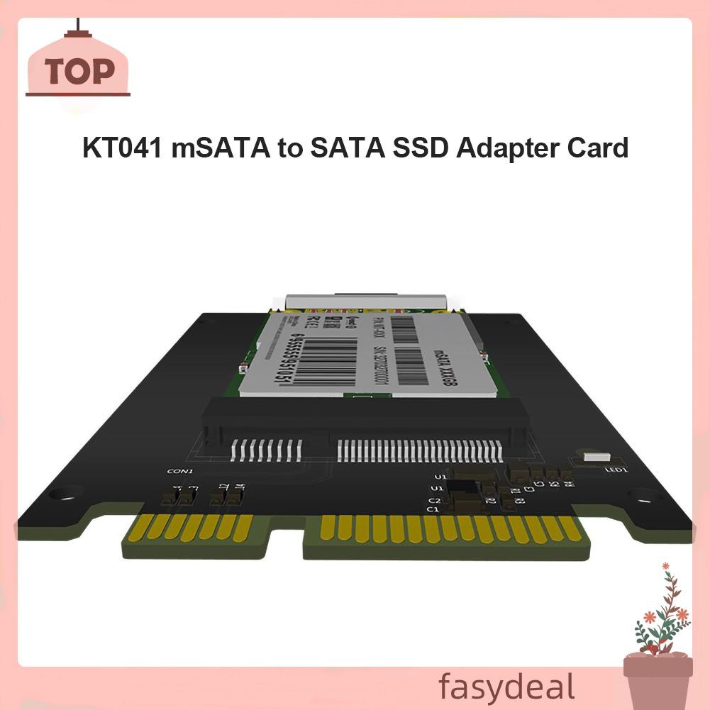 (Fas) Mạch Chuyển Đổi Kt041 Msata Sang Sata 3.0 51x30mm Ssd | BigBuy360 - bigbuy360.vn