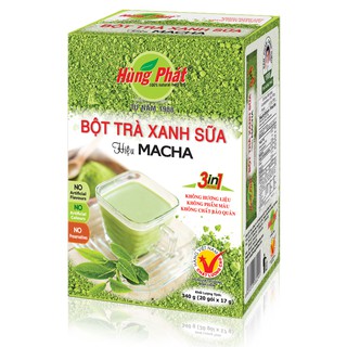 Bột Trà Xanh Sữa Hiệu Macha - Macha Green Milk Tea Instant Powder
