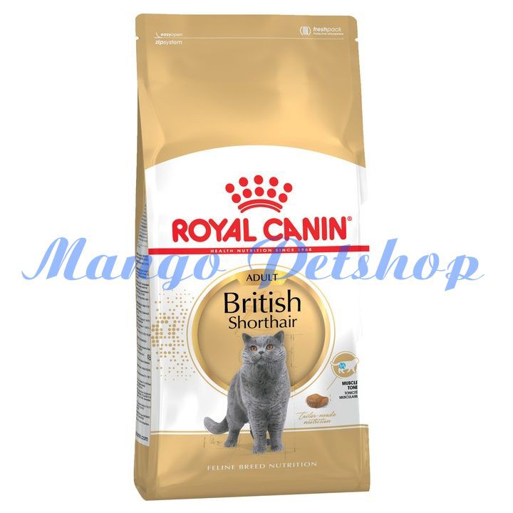 Thức Ăn Cho Mèo Anh Lông Ngắn Trưởng Thành Royal Canin British Shorthair Adult Túi Hãng 2Kg