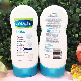 Sữa tắm và gội cho trẻ em Cetaphil Baby Gentle Wash & Shampoo 230ml