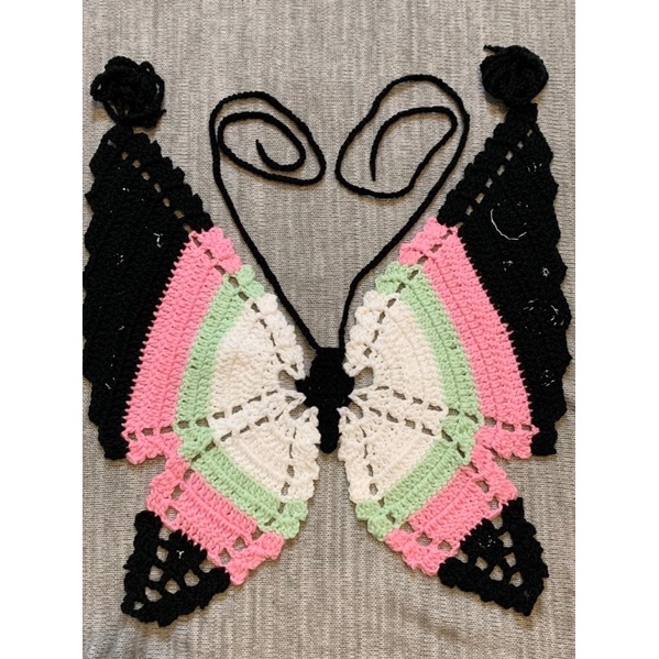 Áo cánh bướm Butterfly bra top, áo croptop cánh bướm