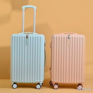 ULZZANG thời trang màu gradient 24 vali kéo nhẹ Hộp mật khẩu 24 inch