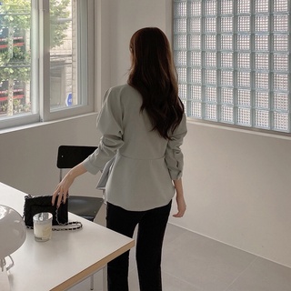 Áo sơ mi công sở nữ chiết eo thanh lịch