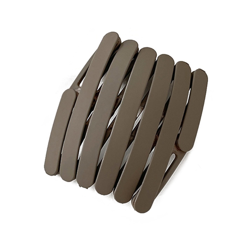 Băng Đô Cài Tóc Bằng Nhựa Acrylic Chống Trượt Có Thể Gập Lại