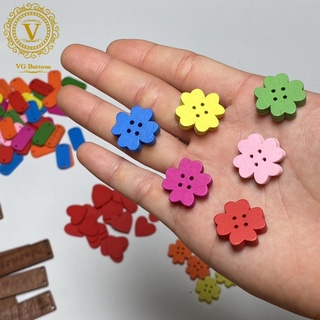 Cúc gỗ, nút gỗ handmade