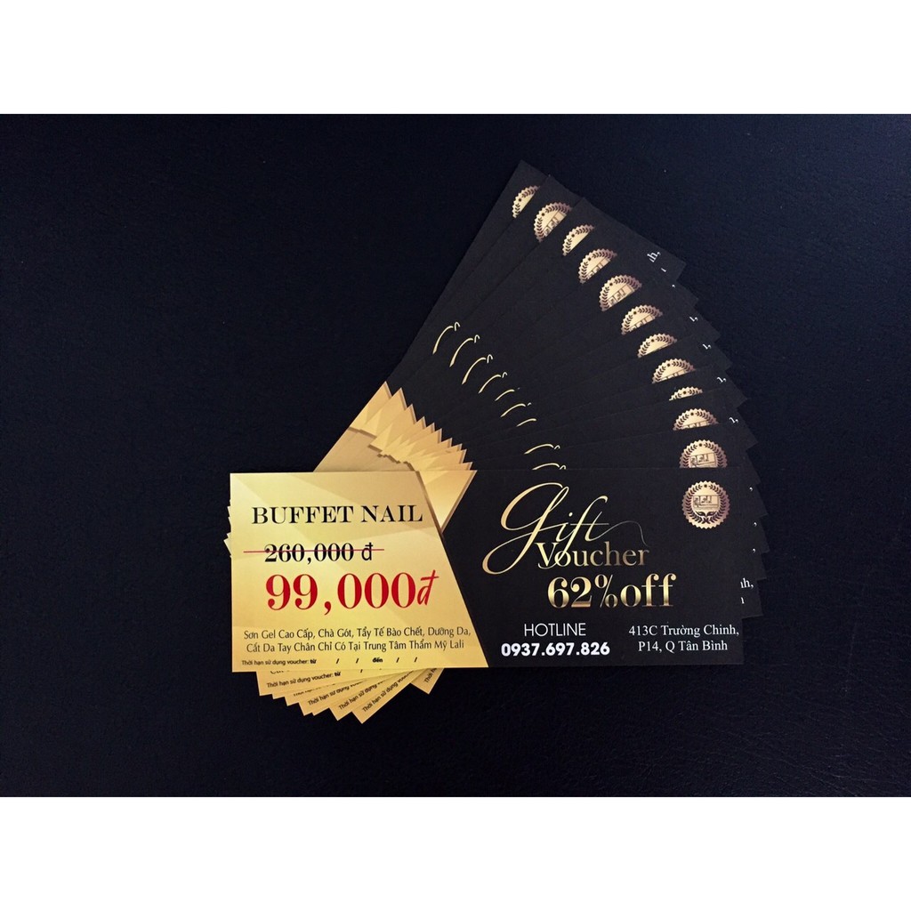 IN 500 TỜ VOUCHER/ƯU ĐÃI GIẢM GIÁ - KT 7x16 cm - 420.000đ - KÍCH THƯỚC KHÁC VUI LÒNG LIÊN HỆ NGAY ĐỂ ĐƯỢC TƯ VẤN